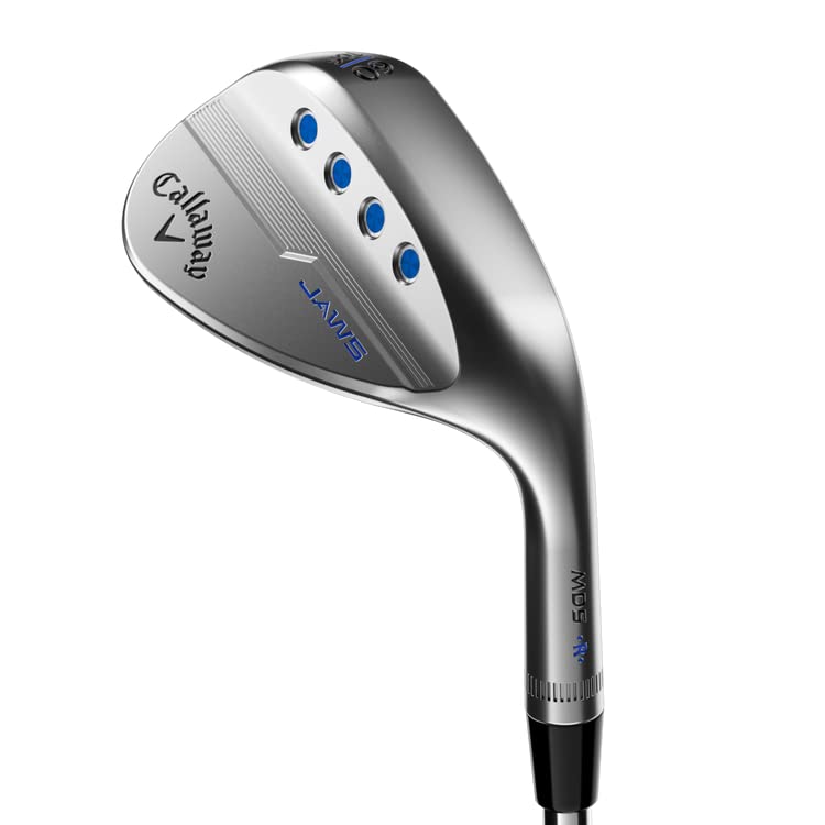 Callaway Golf MD5 Jaws Wedge (Chrome (2022)," 60 Degree (Right Hand)," W Grind, 12* Bounce," Steel Shaft) - Golf Gift