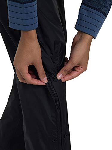 Berghaus Women's Deluge Waterproof Breathable Overtrousers | Durable | Comfortable Rain Pants, Black 2.0, 10 Short (29 Inches) - Golf Gift