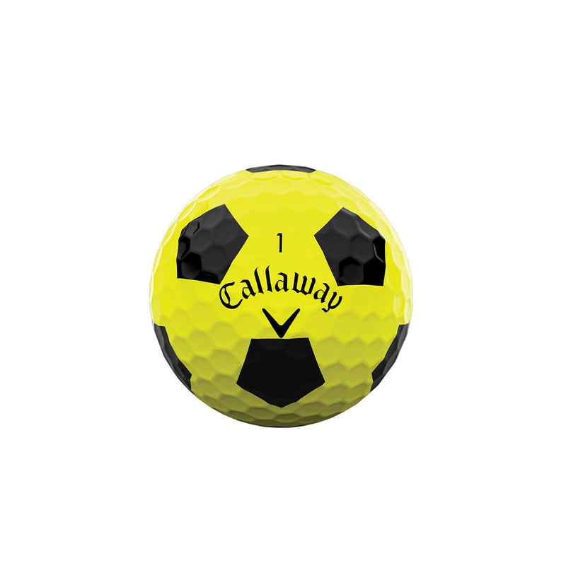 Callaway Golf Chrome Soft Golf Balls (2022 edition), Truvis Yellow - Golf Gift