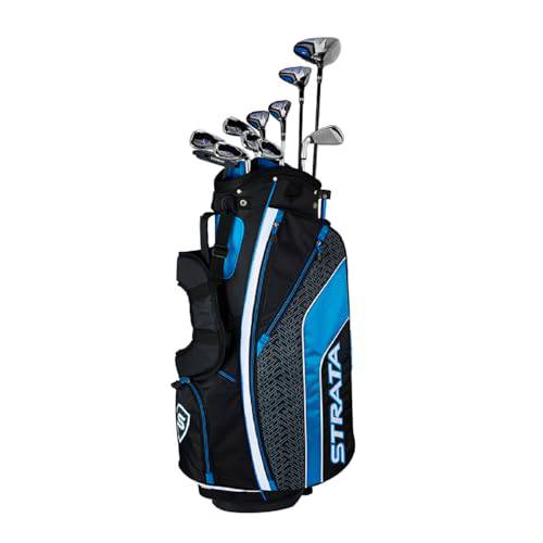 Strata Ultimate Complete 16 Piece Golf Package Set, Blue - Golf Gift