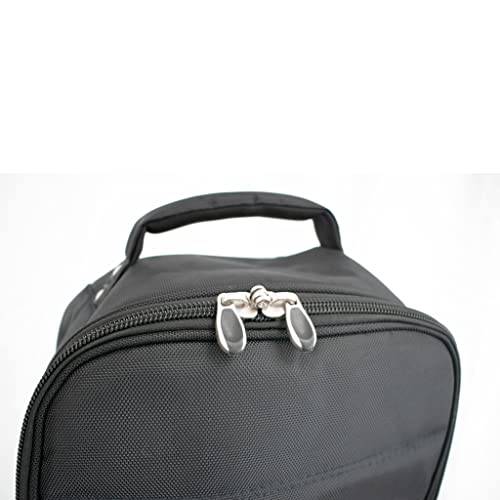 Asbri Golf Tech Deluxe Voyager Travel Cover and Flight Bag - Black/Silver, FB-DEL - Golf Gift