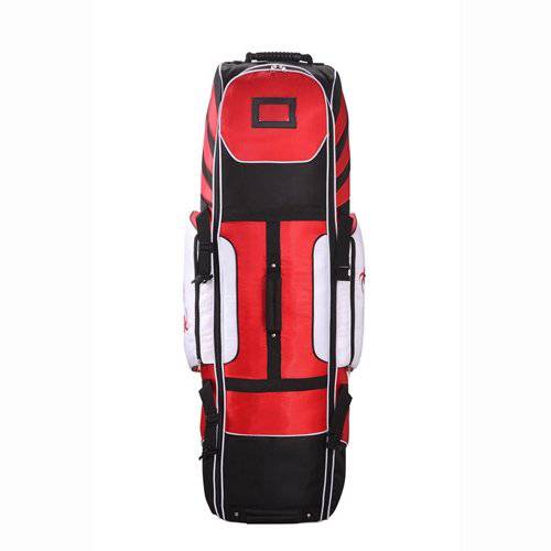 Woodworm Golf Deluxe Travel Cover With Wheels : Red - Golf Gift