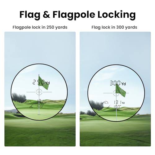 MiLESEEY Golf Range Finder with Slope On/Off,1100Yards,±0.5yard Accuracy,Flag Lock with Vibration,Legal for Tournament Play, Scan Measurement for Golfers,Carrying Case, Free Battery - Golf Gift