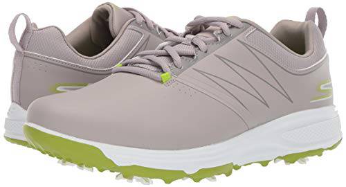 Skechers Men's GO Golf Torque Trainers, Gray Synthetic/Lime Trim, 10 UK - Golf Gift