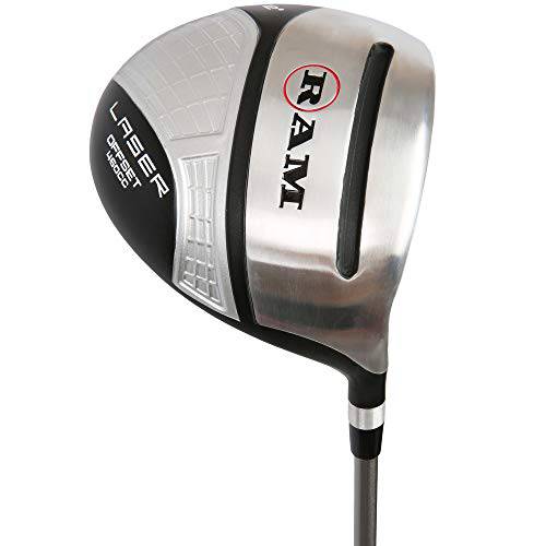 Ram Golf Laser Anti-Slice Offset 460cc Oversize 12° Driver, Mens Right Hand - Golf Gift