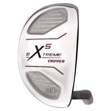 Right Handed Senior Women's Extreme 5 Golf Chipper with Premium Lady Flex Pink Graphite Shaft, 36 Degree Utility Wedge Club - Golf Gift