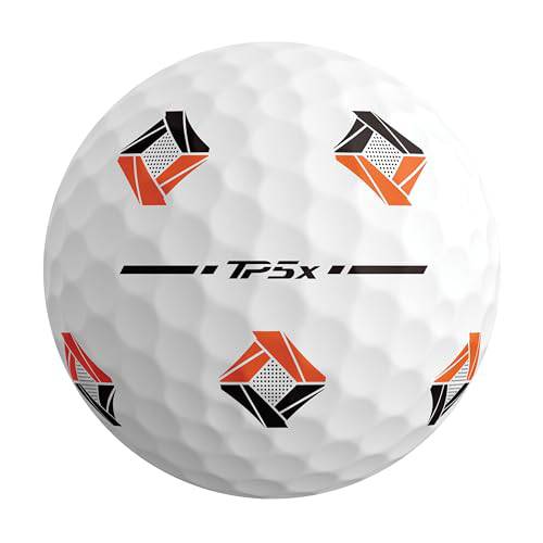 TaylorMade TM24 TP5x pix Golf Balls 12 Ball Pack White - Golf Gift