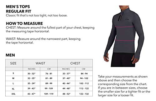 TCA Fusion Gym Tops for Men Training Long Sleeve Running Top Men Gym Clothes - Sandstorm, M - Golf Gift