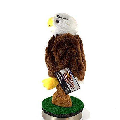 Creative Covers for Golf Bald Eagle Headcover,Brown-White-Yellow, - Golf Gift