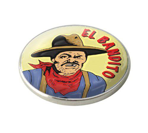 EL BANDITO BANDIT GOLF BALL MARKER. - Golf Gift