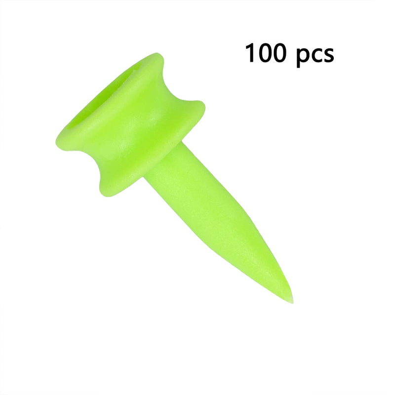 Zivisk Golf Tees Plastic 25MM 100 Count Small Green Golf Tees 1 inch - Golf Gift