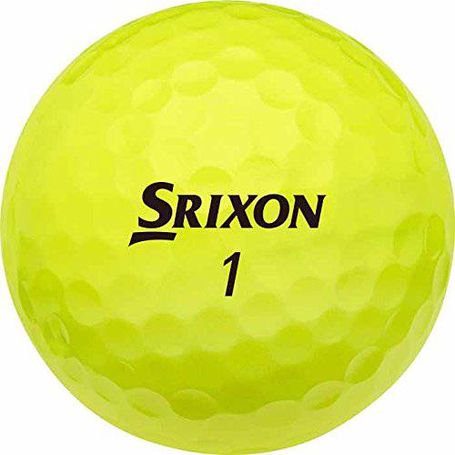 Srixon Soft Feel Golf Balls, Yellow, One Dozen (2016 Version) - Golf Gift