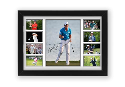 Rory Mcllroy Signed Poster Print- Limited Edition Autograph Fan Gift – Collectible Memorabilia Merchandise (Framed A3 (30x40cm)) - Golf Gift