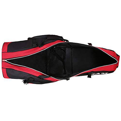 Ram FX Golf Travel Cover Deluxe Padded Wheeled Flight Bag Black/Red - Golf Gift