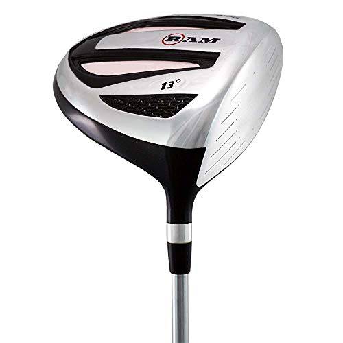 Ram Golf SGS 460cc Driver - Ladies Right Hand - Headcover Included - Steel Shaft - Golf Gift