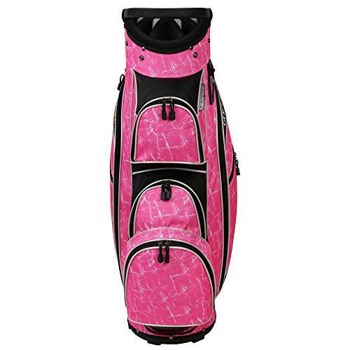 Golf Girl Ladies 14 Way Trolley Bag - Pink - Golf Gift