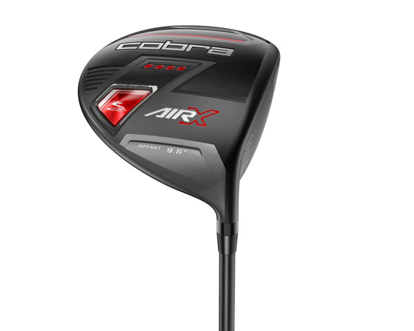 Cobra Golf 2022 Air X Driver Offset (Men's, Right Hand, Cobra Ultralite 50, Senior Flex, 11.5),Revolver Grey-Red - Golf Gift