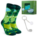 CityComfort Golf Gift Set – Novelty Socks & Keyring for Men