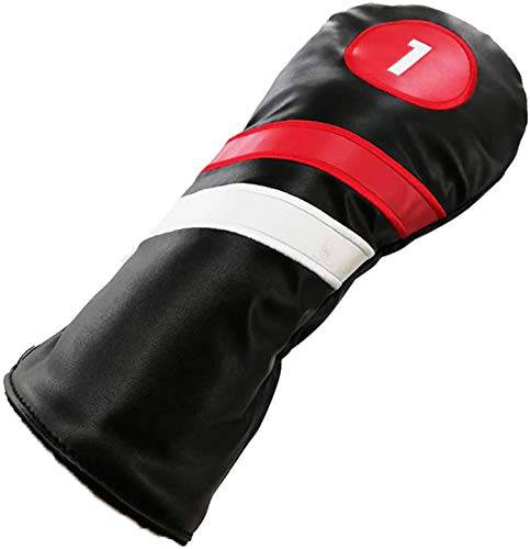 PU Golf Club Head Covers Waterproof Golf Driver 1 3 5 Fairway Wood Head Covers Dust-proof Golf Club Protector Headcovers Soft Long Neck Golf Iron Head Cover for Golf Club All Fairway & Driver Clubs - Golf Gift