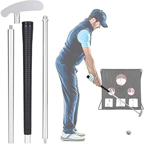 Golf Putter, Two-Way Golf Putters for Men Right/Left Handed Indoor/Outdoor Mini Club Golf Set - Sturdy Putter Shaft with 2 Practice Golf Balls and 1 Storage Bag for Any Putting Green Mat Home Office - Golf Gift