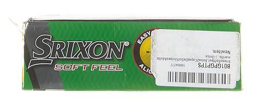 Srixon Soft Feel Golf Balls, Yellow, One Dozen (2016 Version) - Golf Gift