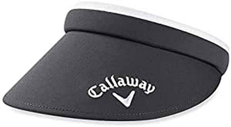 CALLAWAY Unisex Headwear 2020 Women's Clip Visor, Osfm, Charcoal, Charcoal/White - Golf Gift