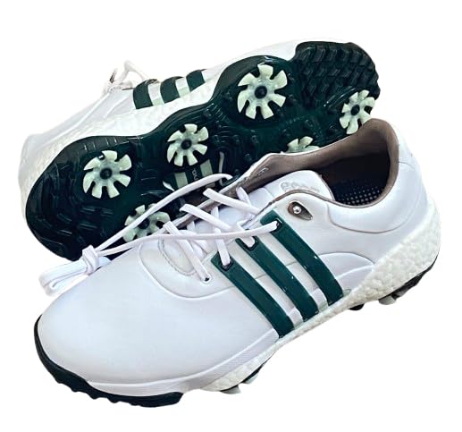 adidas Men's Tour360 22 Boost Golf Shoes White/Shadow Green GY4541 Men's UK 7 - Golf Gift