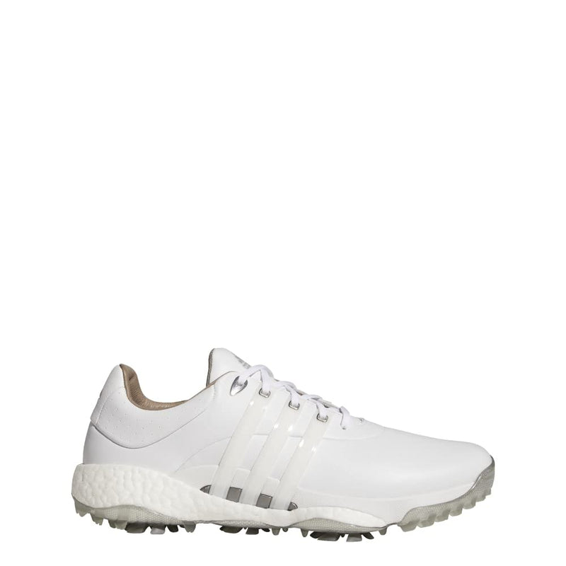 adidas Men's TOUR360 22 Golf Shoes, Footwear White/Footwear White/Silver Metallic, 15 - Golf Gift