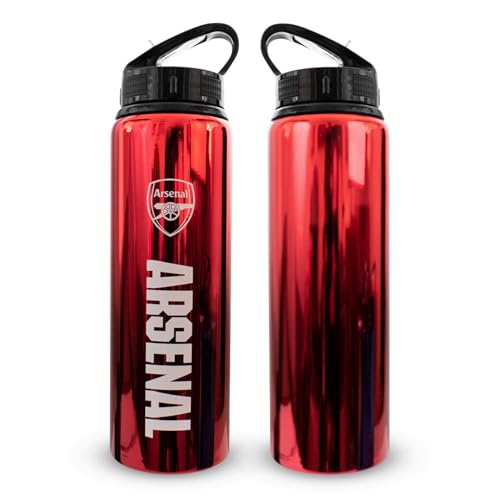 Arsenal Aluminium Golf Sports Bottle – UV Finish with Straw