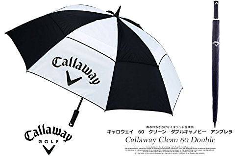 Callaway Golf 60 Inch Umbrella, Black/White - Golf Gift