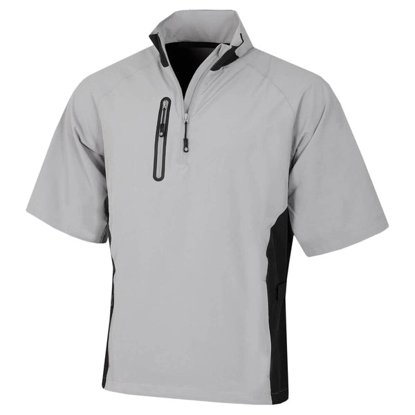 Pro-Quip Mens Pro Tech Wind Top - Grey/Black - L - Golf Gift