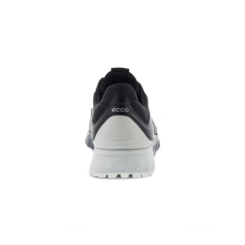 ECCO Mens M S-Three Golf Shoes - Black/Concrete/Black - UK 9-9.5 - Golf Gift