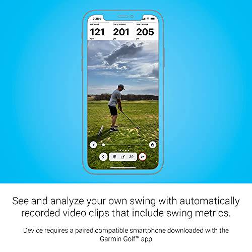 Garmin Approach R10, Portable Golf Launch Monitor, Take Your Game Home, Indoors or to the Driving Range, Up to 10 Hours Battery Life - Golf Gift