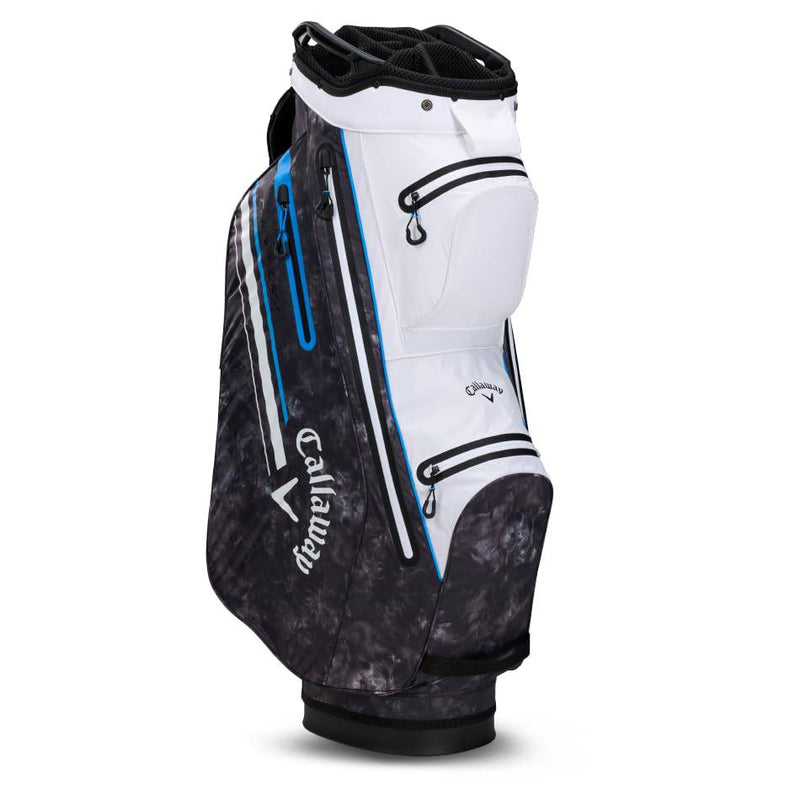 Callaway Golf Chev Dry 14 Waterproof Cart Bag 2024, Smoke/White/Blue - Golf Gift