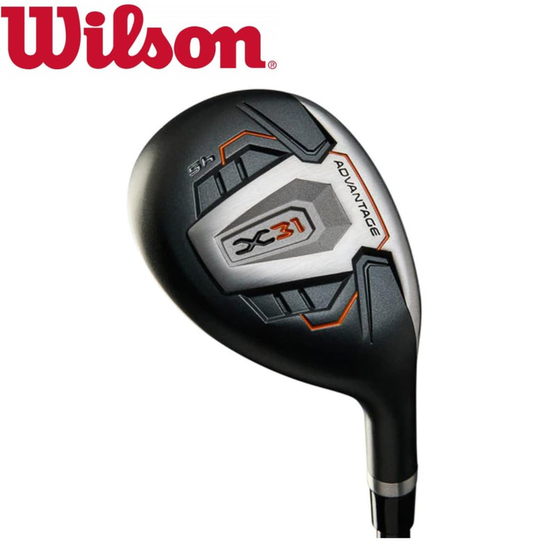 Wilson Golf Mens X31 Advantage Complete Package Set - Steel With Stand Bag