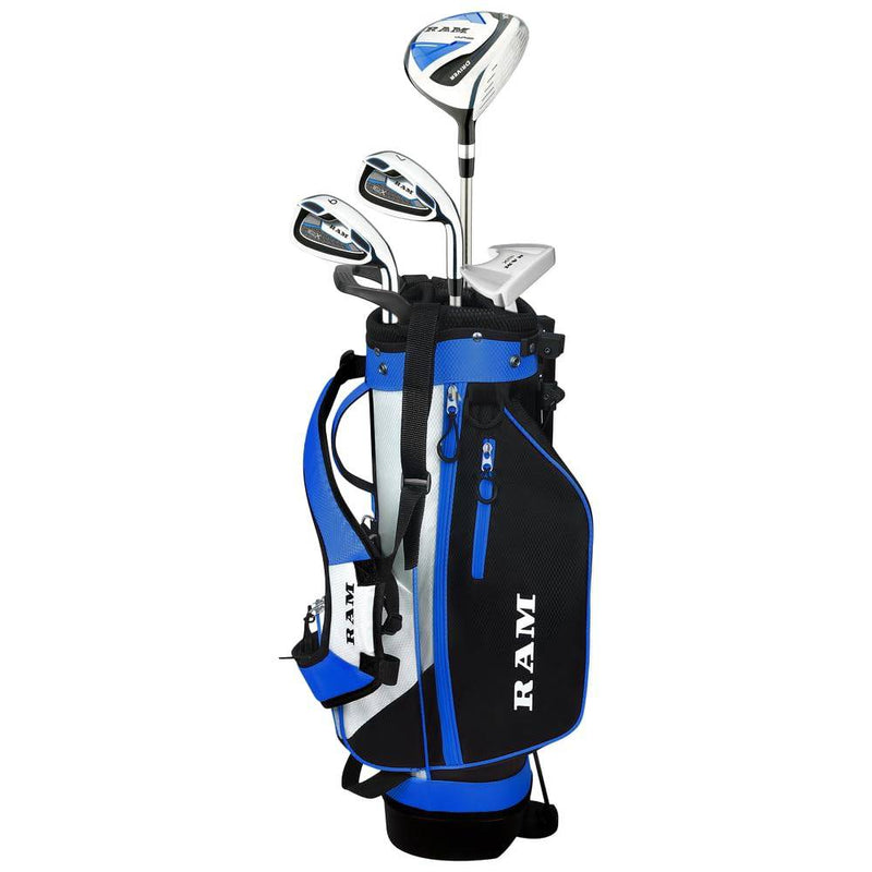 Ram Golf Junior SDX Boys Golf Clubs Set with Bag, Left Hand, Age 6-8 - Golf Gift