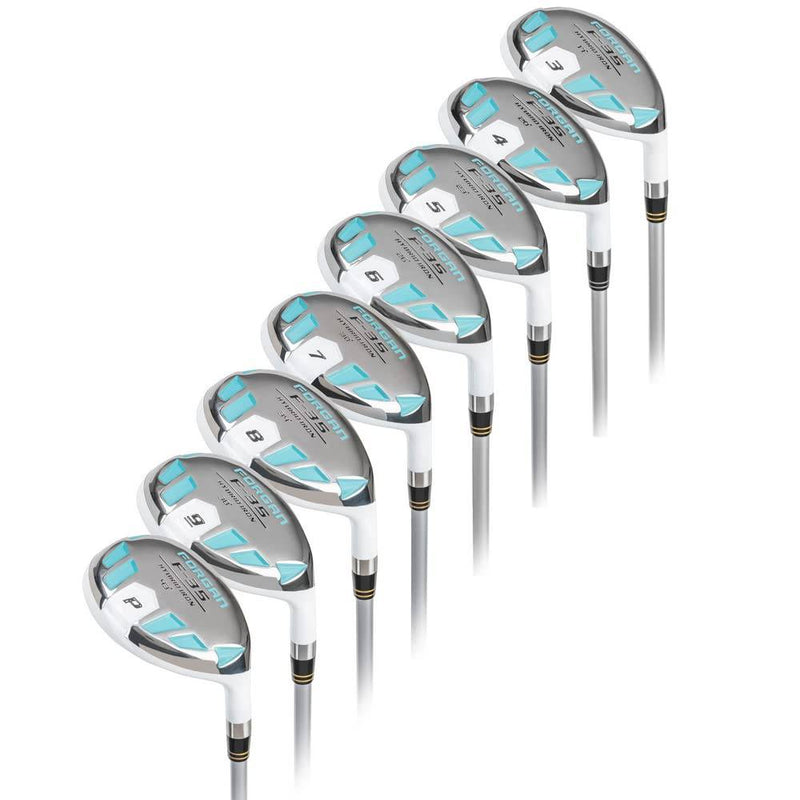 Forgan of St Andrews F35 Full Hybrid Iron Set 3-PW, Ladies Right Hand, Graphite - Golf Gift