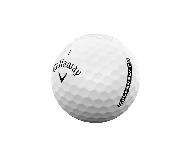 Callaway Golf Supersoft Golf Ball 2023 White Hybrid, One Dozen - Golf Gift