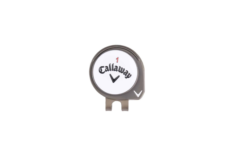 Callaway Unisex Ac Cg Gnmtl 23 Ball Marker Hat Clip, Gunmetal - Golf Gift