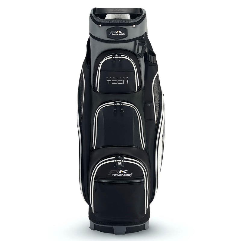 PowaKaddy PREMIUM TECH GOLF CART TROLLEY BAG – BLACK/WHITE - Golf Gift