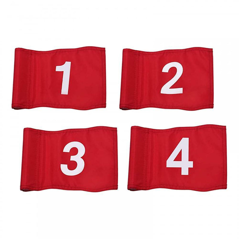 4PCS Flags, Small Flag with Tube for Indoor Outdoor Backyard - Golf Gift