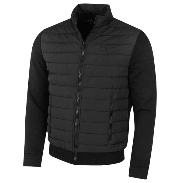 Calvin Klein Mens Hybrid Jacket - Black - L - Golf Gift