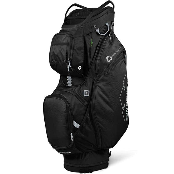 2022 Sun Mountain Golf ECO-LITE Cart Bag (Black) - Golf Gift