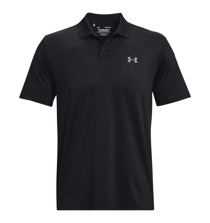 Under Armour Mens Performance Polo Shirt Black 4XL - Golf Gift