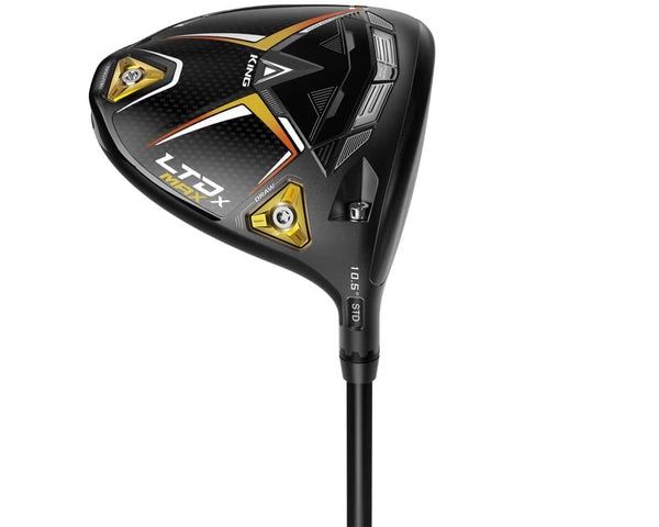 Cobra Golf 2022 LTDX Max Driver Matte Black-Gold Fusion (Men's, Right Hand, UST Helium Nanocore, Reg Flex, 10.5) - Golf Gift