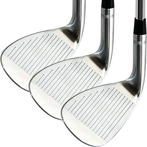 Japan Pron Wedge Set or Single Golf Club,TRG Model,Chrome Finish,52 56 60 Degree,10 12 8 Bounce,Steel Shaft,Pack of 3 - Golf Gift