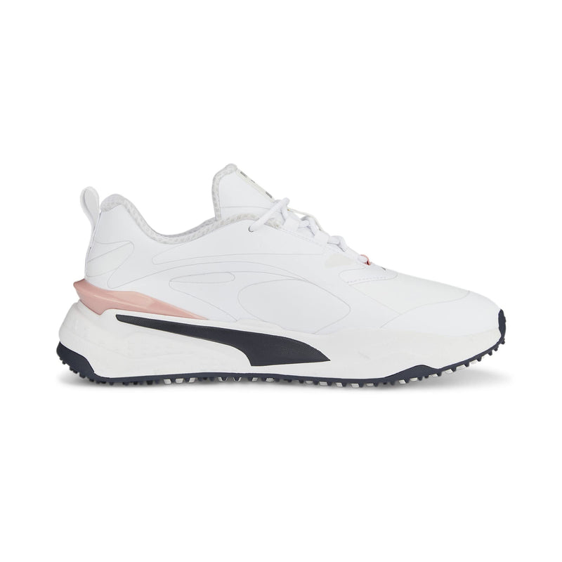 PUMA Women's GS-Fast WMNS Golf Shoe, White-Navy Blazer-Flamingo Pink, 7 UK - Golf Gift