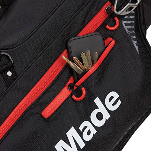 TaylorMade 2023 Pro Stand Bag (Black/Red) - Golf Gift