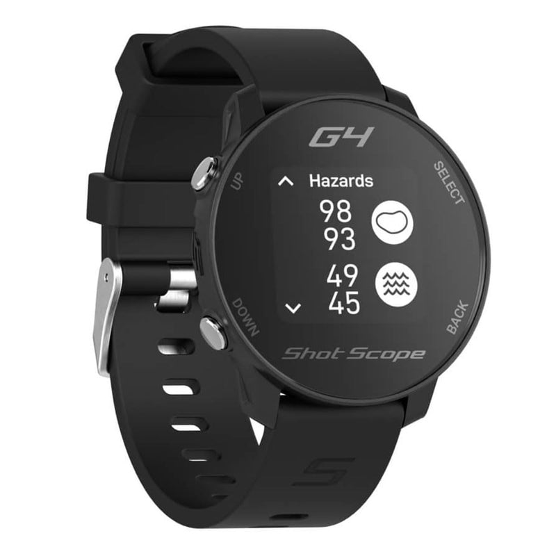 Shot Scope G4 - GPS Golf Watch - Dynamic Yardages To Green - Distance To Dogleg/Layup Points - Golf Gift