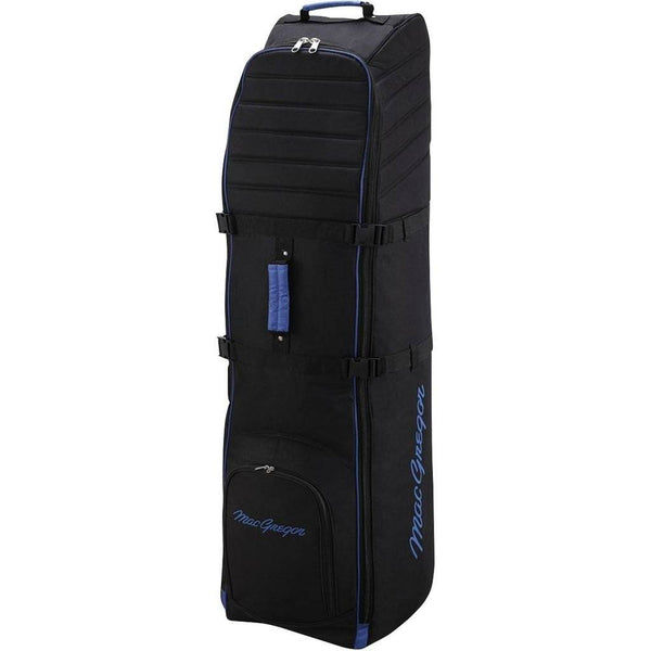 MacGregor VIP II Deluxe Wheeled Golf Travel Cover, Black/Blue - Golf Gift